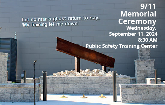 County to Hold 9/11 Memorial Ceremony